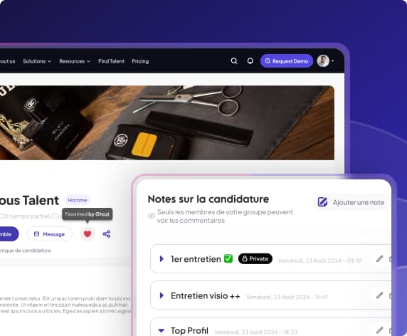 Un dossier unique pour chaque candidat